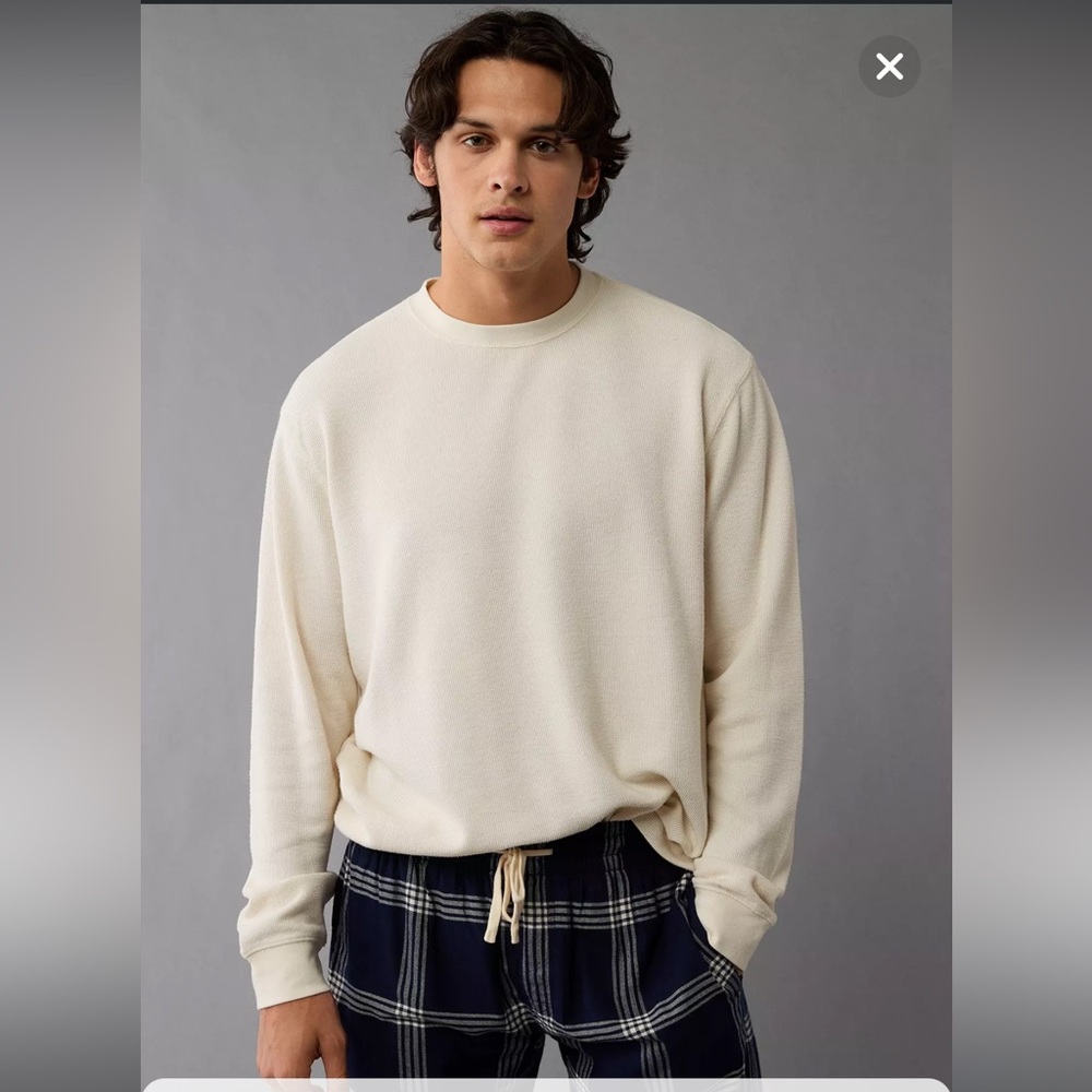 NWT AEO Ribbed Long Sleeve Thermal Long Sleeve T-shirt